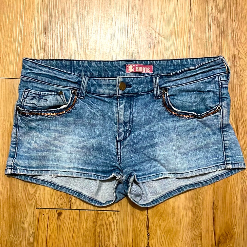 Low Waist Jean Denim shorts